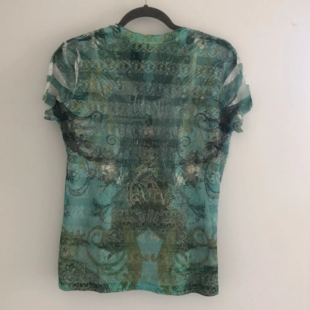 NWT New Directions Petite Top w/ Camisole - Picture 2 of 10